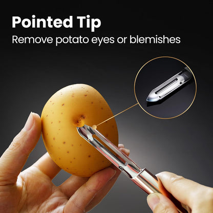 Vegetable Peeler Ultra Sharp Stainless Steel Blade (Y Peeler)