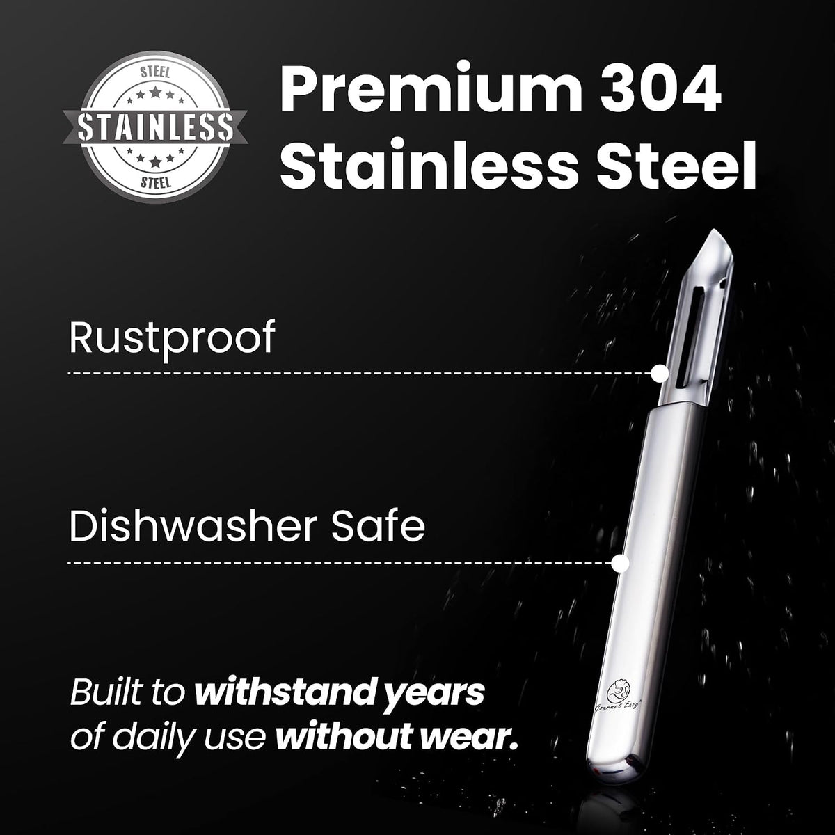 Vegetable Peeler Ultra Sharp Stainless Steel Blade (Y Peeler)