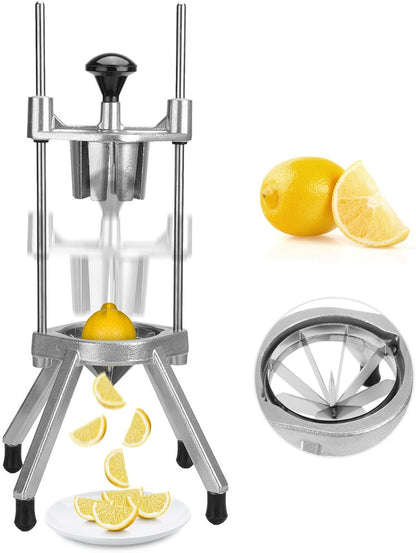 Commercial Vegetable Chopper, 1/4" Stainless Steel Dicer | 420 stainless blade, aluminum alloy frame, detachable for cleaning & storage, fast uniform dicing, for fruits & veggies