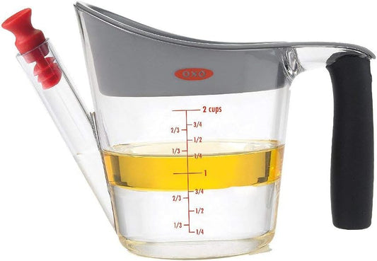 Good Grips 2-Cup Fat Separator - Clear/White/Black