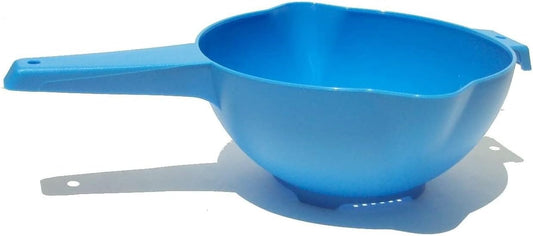2 Quart Colander Strainer with Handle in Blue