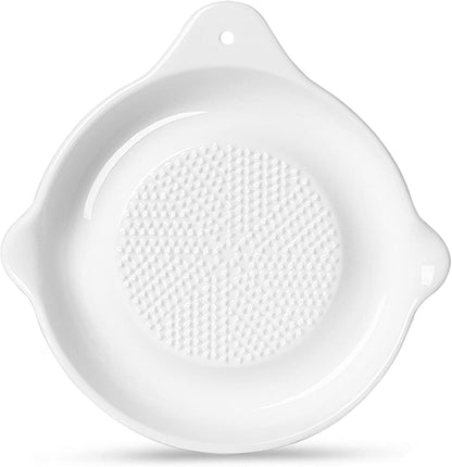 Ceramic Grater Plate for Ginger, Garlic, Onion (5.5" x)
