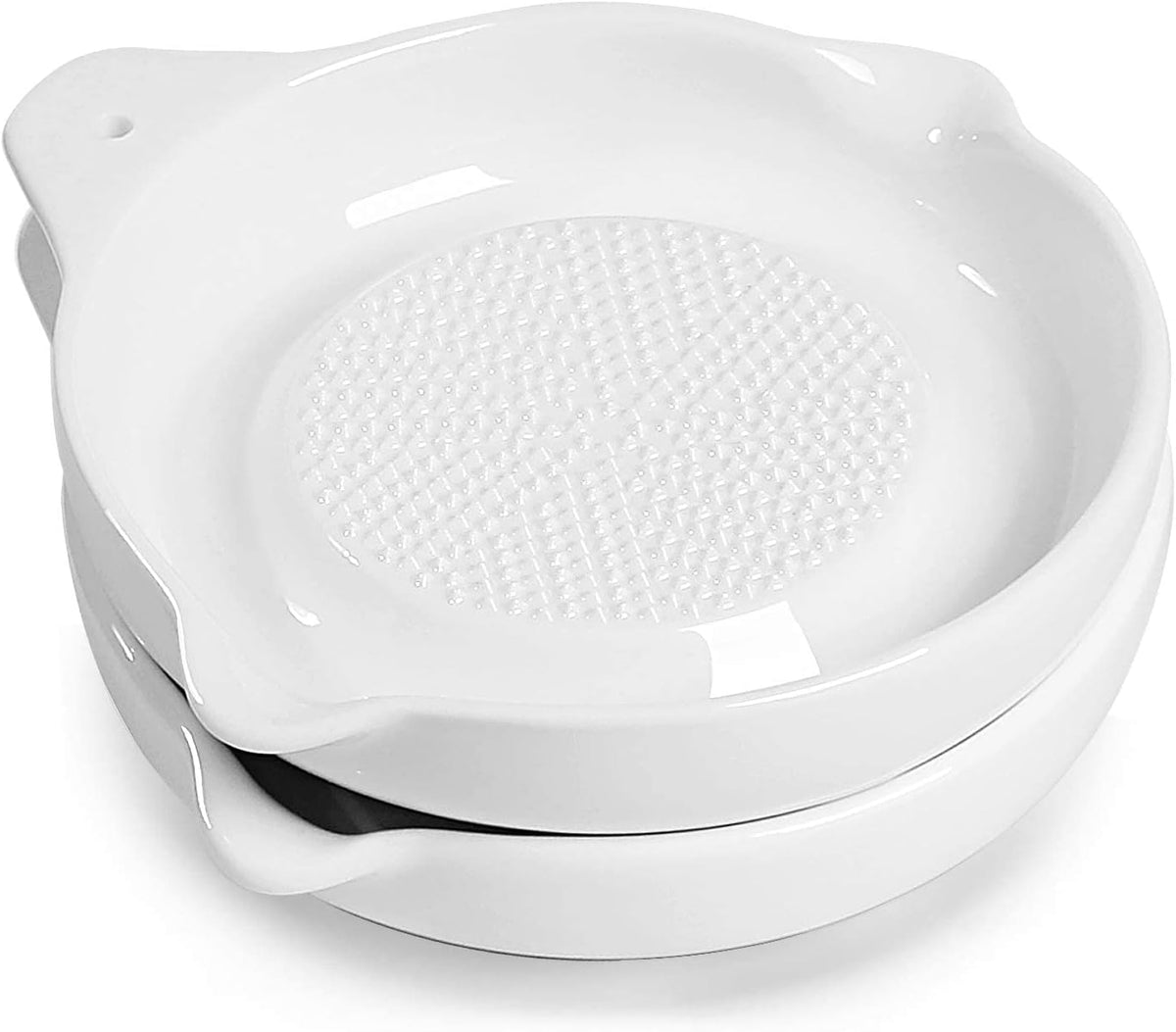 Ceramic Grater Plate for Ginger, Garlic, Onion (5.5" x)