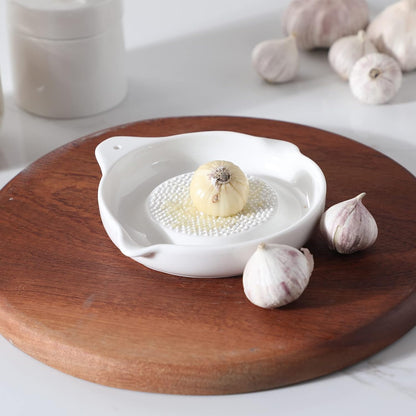 Ceramic Grater Plate for Ginger, Garlic, Onion (5.5" x)