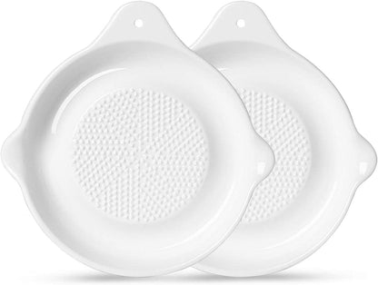 Ceramic Grater Plate for Ginger, Garlic, Onion (5.5" x)