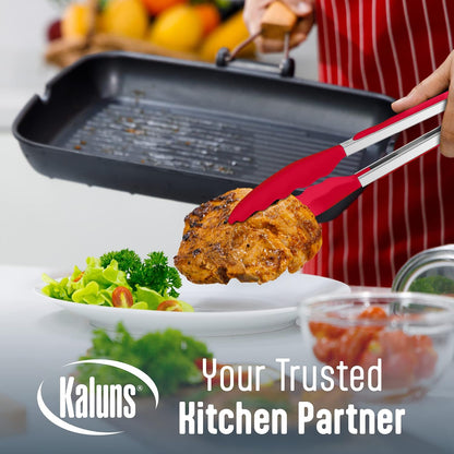 Silicone Spatula Set, 4 Rubber Spatulas 600°F Heat Resistant, Nonstick Seamless Design with Stainless Steel Core, Dishwasher Safe, BPA free, Bonus Tongs Included