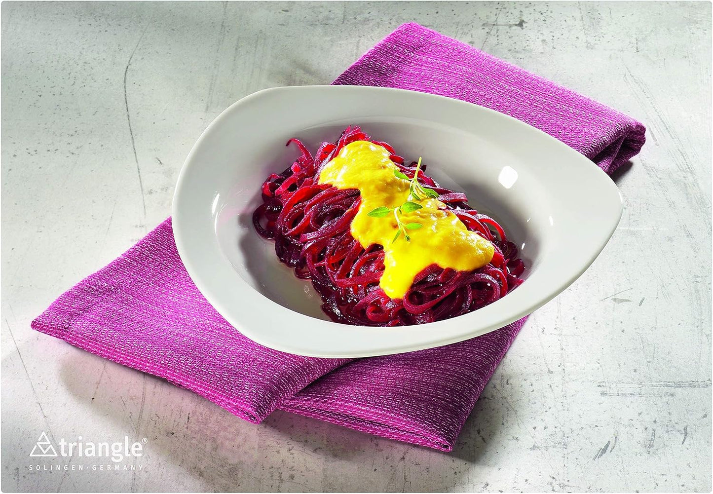 Endless Julienne Cutter - Compact Stainless Steel Spiralizing Tool for Vegetable Noodles - Dishwasher Safe