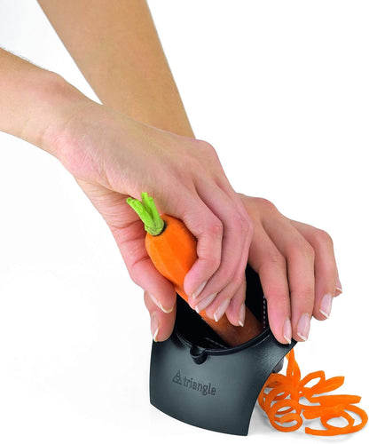 Endless Julienne Cutter - Compact Stainless Steel Spiralizing Tool for Vegetable Noodles - Dishwasher Safe