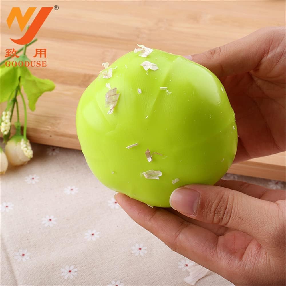Silicone Garlic Peeler Garlic Skin Remover Keeper Easy Quick to Peel2 PCS Garlic Cloves Automatic Garlic Skin Remover Keeper Garlic Roller Peeling funny kitchen tools