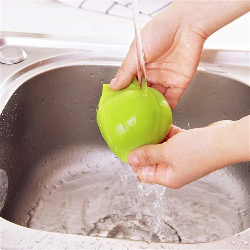 Silicone Garlic Peeler Garlic Skin Remover Keeper Easy Quick to Peel2 PCS Garlic Cloves Automatic Garlic Skin Remover Keeper Garlic Roller Peeling funny kitchen tools