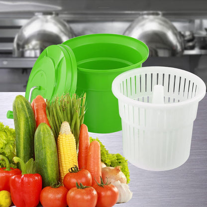 Wutfly 5 Gallon Large Commercial Manual Salad Spinner/Dryer