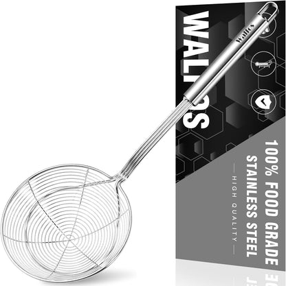 Fine Mesh Strainers Set, Premium Stainless Steel Colanders and Sifters, with Reinforced Frame Sturdy Handle, Perfect for Sift, Strain, Drain Rinse Vegetables, Pastas Tea - 3 Sizes