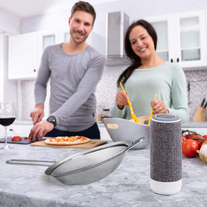 Fine Mesh Strainers Set, Premium Stainless Steel Colanders and Sifters, with Reinforced Frame Sturdy Handle, Perfect for Sift, Strain, Drain Rinse Vegetables, Pastas Tea - 3 Sizes