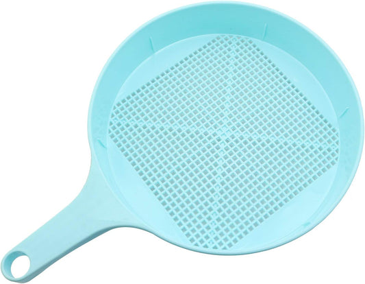1/8 Inch 3mm Plastic Garden Riddle Sieve Mesh Sand Sieves Gardening Tool Soil Sieve Flower Nursery, Blue