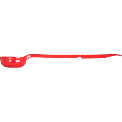 399214 Solid Long Handle Portion Control Spoon, 8 oz, Blue