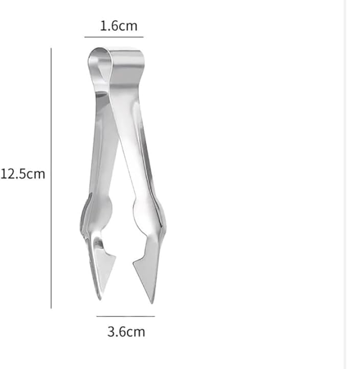 2Pcs Multi-Functional Fruit & Vegetable Stem Remover Clip, Strawberry Huller, Pineapple Eye Remover, Kitchen Gadget, Silver Stainless Steel Handle