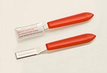 Label & Sticker Remover - SP-2 Metal Blade with Protective Cover (Set of 2)