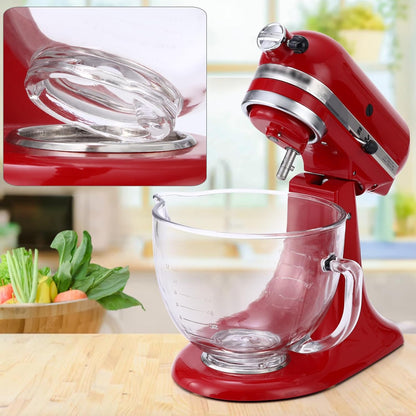 Glass Bowl for KitchenAid 4.5-5 Quart Tilt-Head Stand Mixer,Replacement with KitchenAid Artisan Mixer Glass Bowl | Glass Mixing Bowl for KitchenAid Artisan Mixer