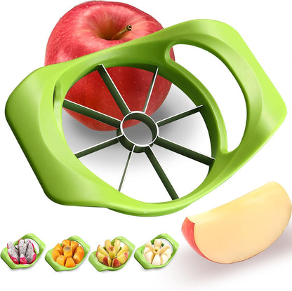 Fruit Cutter apple slicer 8 slices,8-Blade apple corer,Anti-Slip Handle Easy to Use, Time-Saving, Stainless Steel Cutter and Divider For apple Tomato Orange Pear Pineapple kitchen gadgets
