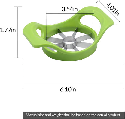 Fruit Cutter apple slicer 8 slices,8-Blade apple corer,Anti-Slip Handle Easy to Use, Time-Saving, Stainless Steel Cutter and Divider For apple Tomato Orange Pear Pineapple kitchen gadgets