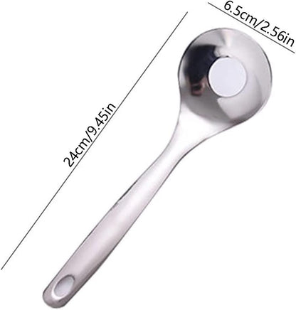 Silver Meatball Maker Spoon, Stainless Steel Meatball Scoop Ball Maker Tool, Non-Stick Meatball Maker Meat Baller with Long Handle Fruit and Vegetable Tools