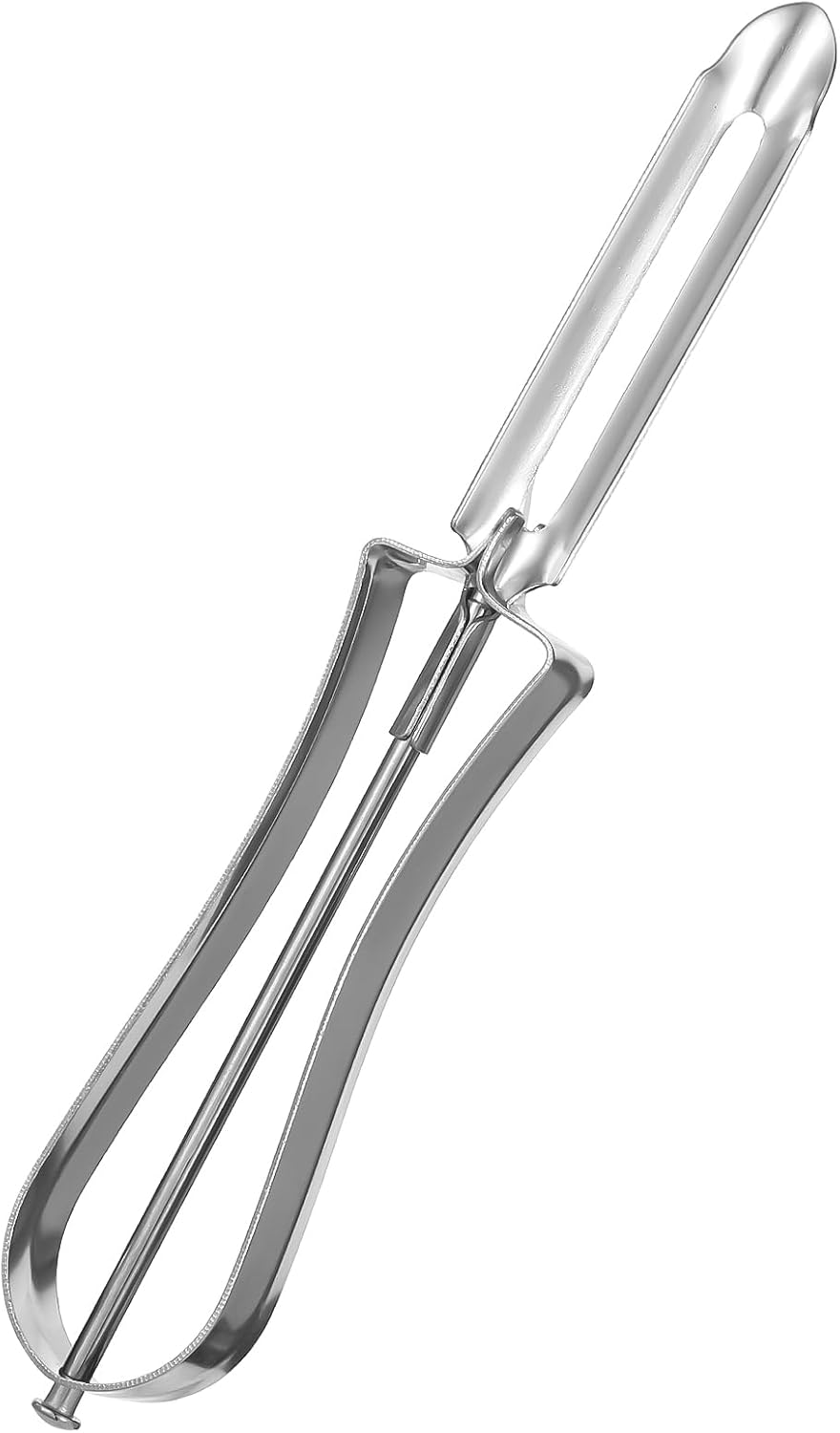 1 Pcs Stainless Steel Vegetable Peeler, Swivel Blade Ergonomic Handle