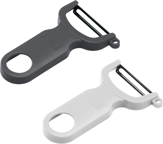 Bar Keeper’s Friend – Original Swiss Peeler Set (2-Pack) | Professional Citrus Garnish & Vegetable Peeler Duo | Razor-Sharp, Lightweight, Made in Switzerland