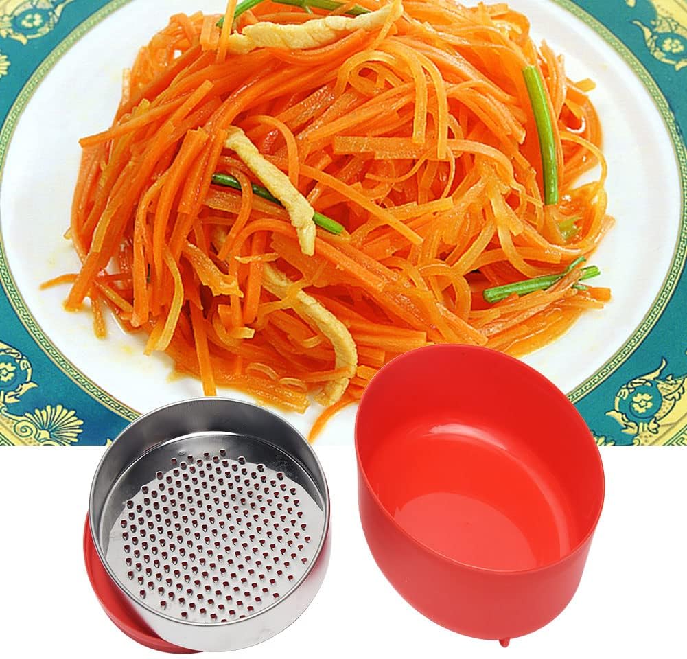 Cheese Grater with Container and Lid 2 Blade Kitchen Grater