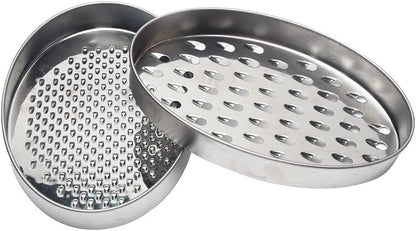Cheese Grater with Container and Lid 2 Blade Kitchen Grater