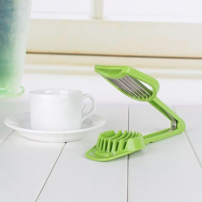 Multi-Purpose Kitchen Slicer for Eggs Kiwi Banana Strawberry, Fruit Cutter Tool