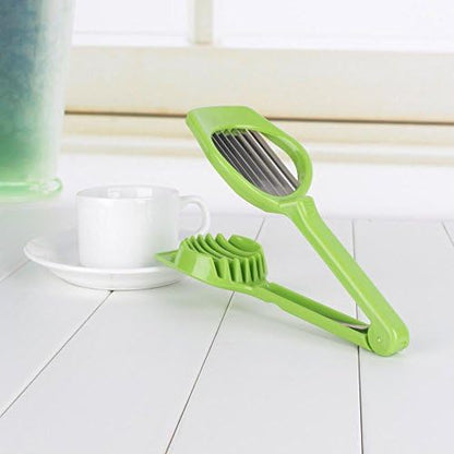 Multi-Purpose Kitchen Slicer for Eggs Kiwi Banana Strawberry, Fruit Cutter Tool