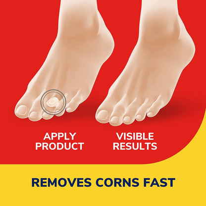 Corn REMOVERS, 9 Ct // Removes Corns in as Few as 2 Treatments, Maximum Strength, Stays on All Day