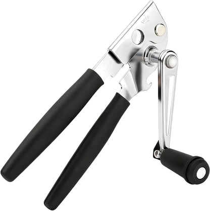 Heavy Duty Commercial Manual Crank Can Opener,Easy for Seniors & Arthritis | 360° rotation,easy cut,for restaurants & home kitchens,works on #10 cans,ergonomic