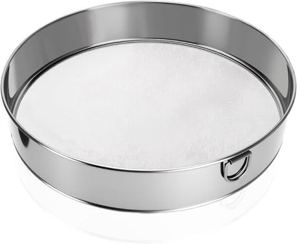 Fine Mesh Sieve Strainer,10" Stainless Steel 60 Mesh,for Winco 10" Sieves