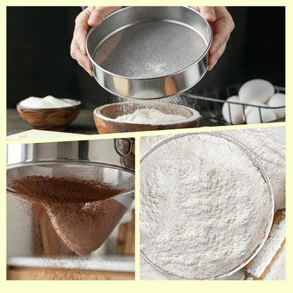 Fine Mesh Sieve Strainer,10" Stainless Steel 60 Mesh,for Winco 10" Sieves