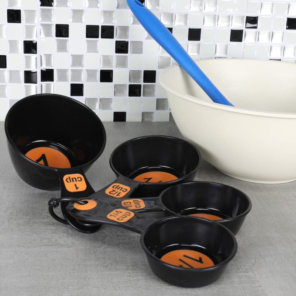 Easy to Read Plastic, Measuring Cup Set, 10 piece set, Blue
