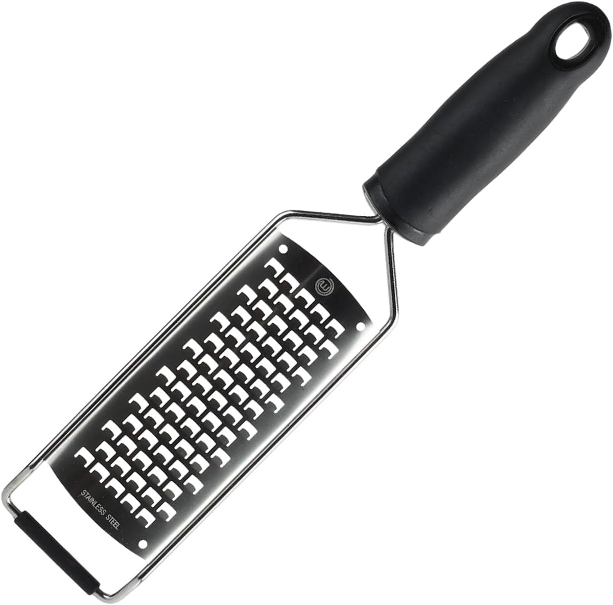 Lemon Zester Grater with Handle, Stainless Steel, Non Slip Grip