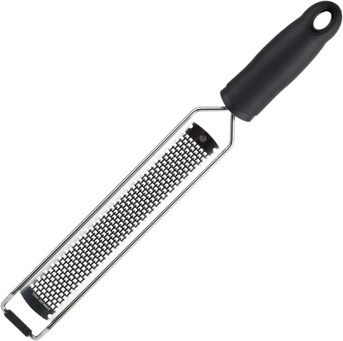 Lemon Zester Grater with Handle, Stainless Steel, Non Slip Grip