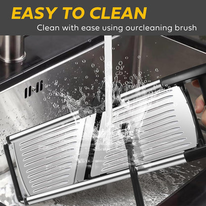 Mandoline Slicer for Kitchen, Stainless Steel adjustable Mandoline slicer