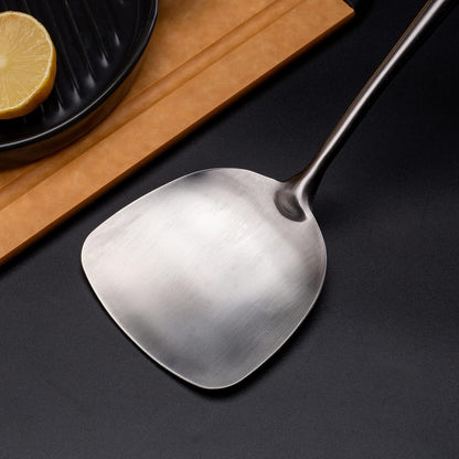 FJNATINH Solid 304 Stainless Steel Skimmer Slotted Spoon Colander Strainer Ladle for Cooking and Frying, Kitchen Utensils Wire Strainer Pasta Strainer Spoon