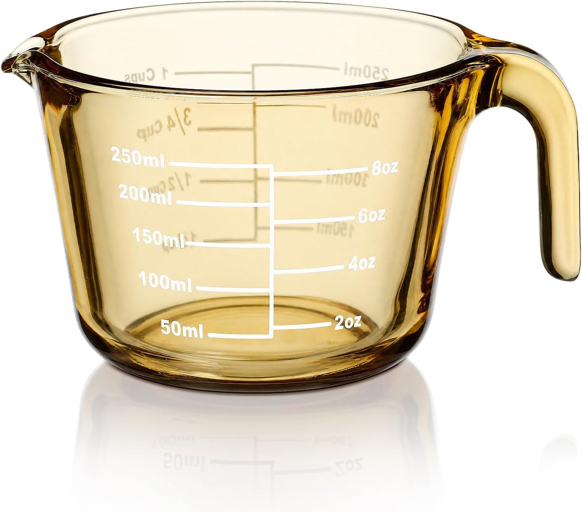 3 Pack Glass Measuring Cups 1, 2 & 4 Cup, Measuring Cups for Liquid