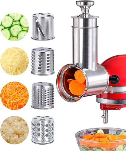 FavroKit Fresh Prep. Cheese Grater Attachment for KitchenAid Stand Mixers