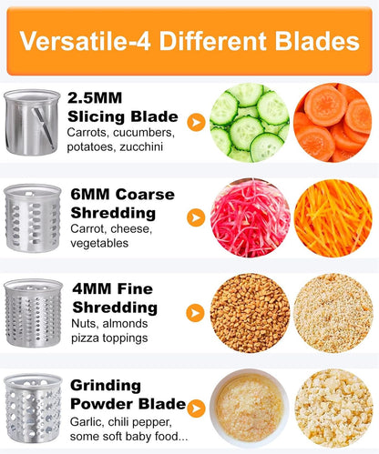FavroKit Fresh Prep. Cheese Grater Attachment for KitchenAid Stand Mixers