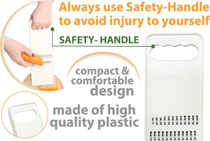 KOREAN CARROT GRATER SALAD White - GRATER SLICER - Chopper Vegetable - Knife Korean Carrot - Slicer Kitchen Food - Slicer Carrot - Mandoline Slicer for Kitchen - Slicer GRATER KOREAN