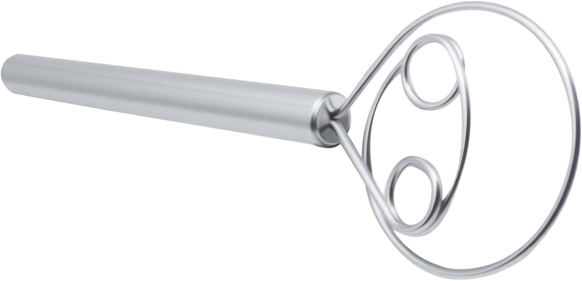 1Pcs Dough Whisk Stainless Steel Dough Mixer Hand Tool