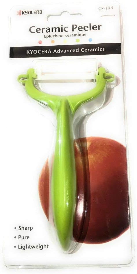 Fruit & Vegetable No-Rust, Ultra-Sharp Ceramic Y-Peeler | Ceramic Y-Peeler: Ultra-Sharp, Non-Corrosive Blade for Effortless Peeling – Ergonomic & Dishwasher Safe