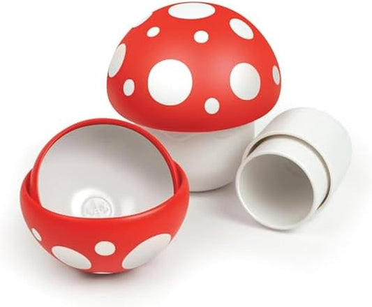 Nesting Mushroom Measuring Cups, Set of Fun and Functional Kitchen Measuring Tools, Space-Saving Design with Unique Mushroom Shape