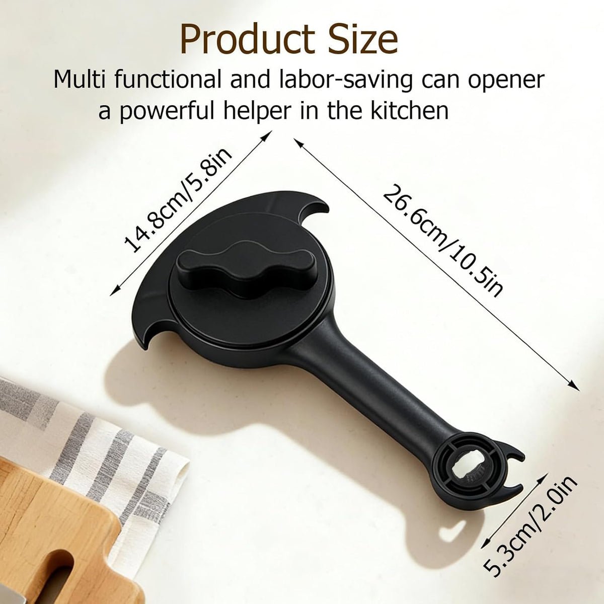 4-in-1 Jar Opener, Adjustable Jar Opener for Seniors