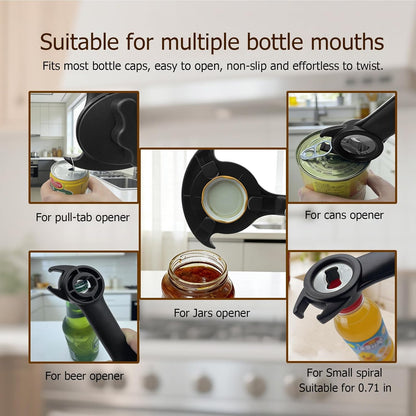 4-in-1 Jar Opener, Adjustable Jar Opener for Seniors