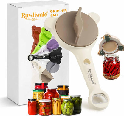 4-in-1 Jar Opener, Adjustable Jar Opener for Seniors
